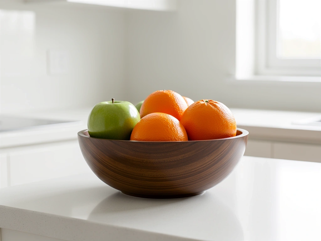 Fructe proaspete pe masa de bucătărie